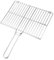 Sharplace Grillkorb für gegrillten Fisch, tragbar, faltbar, langlebig, leicht, Grillständer, Grillkorb für Fische, für Geschenke, Camping, M 35x48x25cm