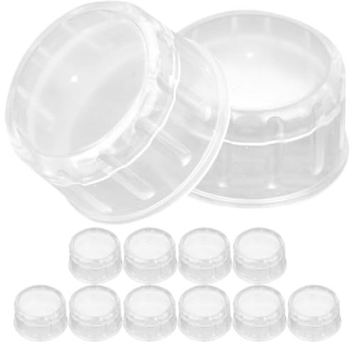 Alipis 12pcs Shaker Cup Caps- Cocktail Shaker Lid Tea Shakers Cap Replacement Juice Cups Lids Hand Drink Mixer Accessories for Home Bar