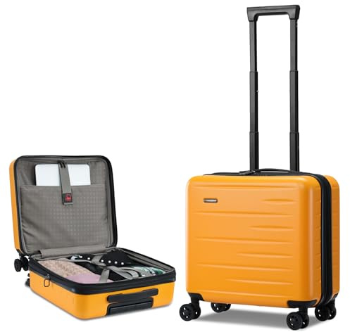 CENSIEN Expandable 16 Inch Carry On Luggage Airline Approved Small Suitcase