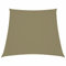 Homgoday Trapezförmige Sonnensegel aus Oxford-Gewebe, Beige, 2/4 x 3 m, Wind- und UV-Schutz, Außenmarkise für Garten, Hof, Pool
