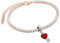 Rerum Gioielli - Bracciale Tennis Èlite - Tennis rosè zirconi bianchi da 2,5mm + stopper chiave smaltato - 16,5cm + 3cm ext.