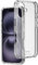 Hama Handyhülle „Extreme Protect“ Apple iPhone 16 Plus (Bumper D3O-Lizenz, stoßfest, sturzsicher und bruchsicher, durchsichtige iPhone Hülle ohne Vergilben, Case für induktives Laden) transparent