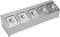 WDRENTOOL GN - Tavola da appoggio con contenitore GN Gastronorm in acciaio inox, 5 pezzi, per ristoranti, negozi di pentole calde, negozi di tè al latte, negozi di frutta