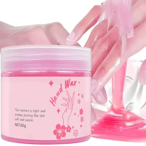Handmaske, Kirschblüten-Peeling-Handwachs, feuchtigkeitsspendend, feuchtigkeitsspendend, Paraffin-Peeling, Handfilm, Nagel-Hand- und Fußpeeling-Maske, hypoallergen für rissige Hände, trocken, alternd
