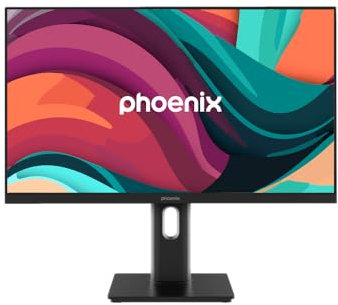 Phoenix - Monitor Essence 24 Pro | 24 IPS Grado A+ | Full HD 1920x1080 100Hz | Conectividad HDMI, DisplayPort, VGA | Altavoces Integrados | Ajuste Ergonómico | Filtro Luz Azul (24)