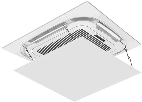 LYUCAYHQ Windabweiser Klimaanlage aus Oxford-Stoff für Deckenlüftungsöffnungen, Windschutzabdeckung für Die Deckenmontage, Stoppt Kalte Zugluft(30x30cm/12x12in)