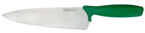 Rockingham Forge Essentials Green Handle Chef’s Knife 24cm for Salad & Fruit - Coloured Knives for Food Hygiene, Allergen and Intolerance - Colour Coded Stainless Steel Kitchen Knives