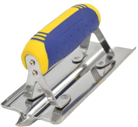 Strumenti di finitura del calcestruzzo - Kit molatrice manuale in acciaio inossidabile | Cazzuola angolare professionale e raschietto per mastice per lavori di ristrutturazione, costruzione e muratura