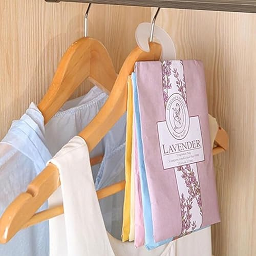 Duftsäckchen zum Aufhängen, Lufterfrischer für Schrank, Schlafzimmer, Wohnzimmer, mit natürlichem Duft, Räucherbeutel, Lilie, Rose, Jasmin, Lavendel, Zitrone, 6 Stück