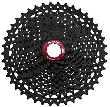 Fach Kassette SUNRACE schaltdrehgriffe MTB 11 V 11 – 42T Shimano Aluminium schwarz (Cassette MTB)/Cassette Sprocket MTB 11S 11 – 42T Shimano Alloy Black (Sprockets MTB)