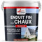 Enduit fin à la chaux, décoration, intérieure, extérieur, maison : Tradiplus - 15 kg (jusqu'à 14 m²) Marsala Brun Rouge - ARCANE INDUSTRIES