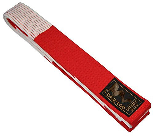 Budoten Budogürtel rot-Weiss, 5 cm breit 330