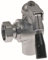 Angelo Po Grifo para freidora 030FE1, 030FE1B 3/4' IG de latón niquelado, acodado, ancho 46 mm, altura 40 mm