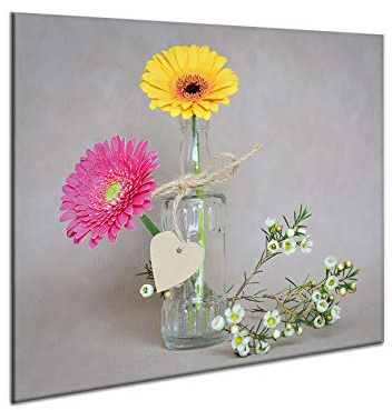 Ceramic Induction Hob Protector Cover 60 cm x 52 cm | Kitchen Wall Splashback | Large Chopping Board | Universal Tempered Glass Panel | Worktop Saver | Food Preparation | Sink Cover | by semUp