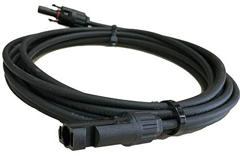 Wire4u Quality Solar Panel PV Cable DC Rated 4mm² 6mm² 10mm² - 1800V Double Insulated (4mm² Wire, 5 Metres)