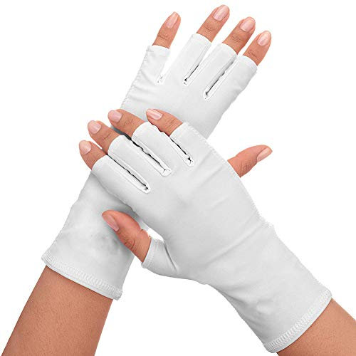 Xiton 1 Paar Nägel UV Schild Handschuh Anti Uv Handschuh Sunblock Schutz Schild Fahren Handschuhe Maniküre Nail art Trockner Werkzeuge