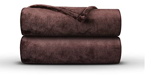 Bestlivings Kuscheldecke Mirabella - hochwertige Flauschige Decke, Cashmere Touch, 220 x 240 cm - Braun