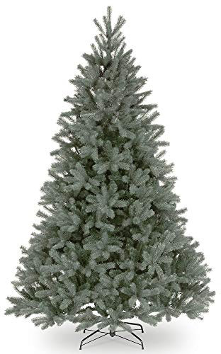 artplants.de Künstliche Douglasie Bern Speed, blau, 230cm, Ø 150cm - Kunststoff Weihnachtsbaum