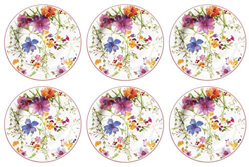 Villeroy & Boch Mariefleur Basic Frühstücksteller 6er Set D. 21,5cm Porzellan
