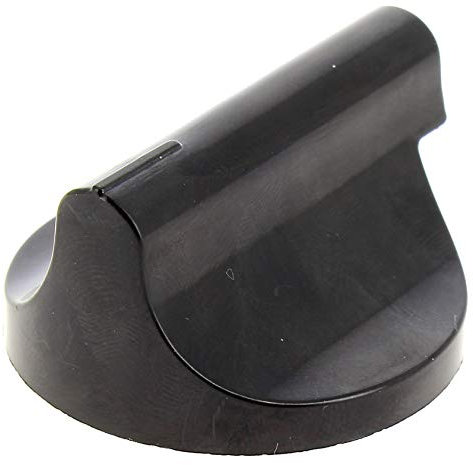 Pulsante nero per piano cottura Glem