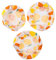 3pcs Reusable Cotton Bowl Covers, Fabric Bowl Covers Food Storage Covers for Kitchen Container Bowl (Yellow)