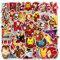 LYLSDSB 52 stück Iron Man Aufkleber Vinyl Wasserdicht Marvel Graffiti Aufkleber,Laptop Wasserflasche Fahrrad Skateboard iPhone Auto Motorrad Gepäck Computer Aufkleber für Kinder Jugendliche
