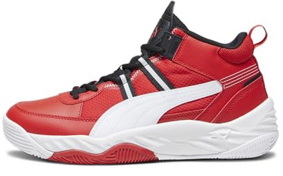 PUMA Herren/Uni Puma Rebound Future NextGen-PUMA Black-PUMA White-Shadow Gray Mid Boot 40, ROT, 41 EU