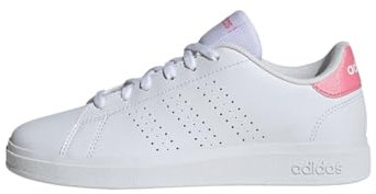 adidas - Advantage Base 2.0 Shoes Junior, Zapatos Bajos Que no Son de fútbol, FTWR White/Bliss Pink/Core Black,