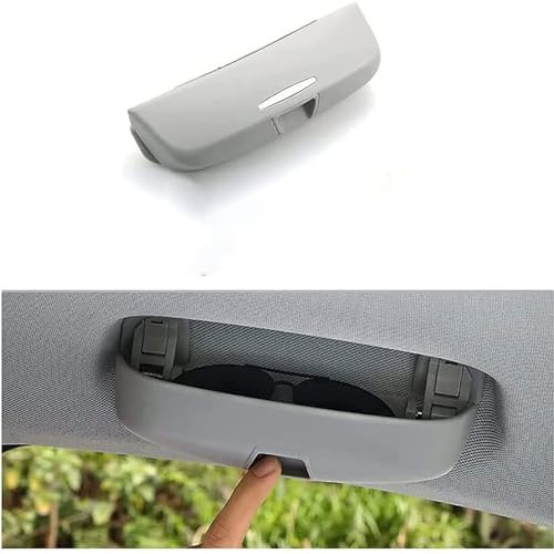 GAFENO Porte Lunettes Pare Soleil Voiture pour Renault Austral E-Tech Hybrid 2023 2024, Support Étuis à Lunettes Soleil Organiseur BoîTe Protection Arrimage et Rangement Intérieurs Accessoires Auto