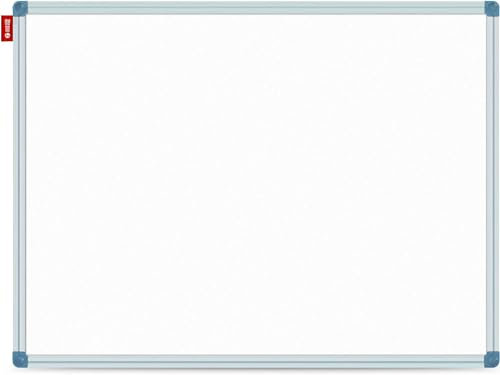 Memobe Pinnwand Magnetisch Magnettafel Kinder Magnete Whiteboard Büro organizer Schule Zubehör Memoboard zum Aufhängen weiß Tafel zum Beschriften Rahmen aus Aluminium 100x80 cm