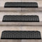 Spurtar 3er Set Gummi Treppenstufen Matten Antirutschmatte Treppenteppich Anti-Rutsch Stufenmatte Treppenteppich für Innen Outdoor Teppich Gummimatten 65 x 25cm