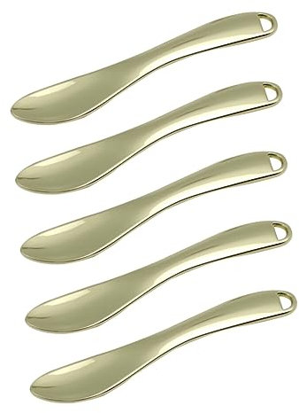 Mikinona Hautpflege-tool 5 Stück Goldene Augencreme-bagger Make-up-spatel Tragbar Bequem Zu Verwenden