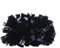 Kodbww Cheerleader-Pompons mit Fingerringen für Kinder, Erwachsene, Teamsport, Party, Tanz, Cheerleader-Pompons, Schwarz