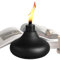 Antorcha de mesa de metal, antorchas de citronela, recipiente de repuesto, linterna de mesa, linterna de metal para patio, resistente y duradera para patio, terraza, fiesta