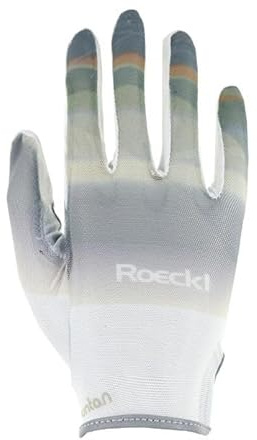 Roeckl Murlo Fahrrad Handschuhe lang weiß/grau 2025