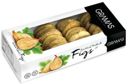 Gramas fichi secchi turchi – 1° qualità, 800 g | Premium, naturali e ricchi di sostanze nutritive, perfetti come snack o per cucinare