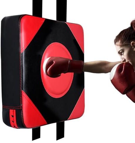 Aizuoni Schlagpolster Wand, Box Wand, Schlagpolster Kampfsport, Boxkissen, Boxpad Wand, Wandschlagpolster, Taekwondo-Training, Sandsäcke, Kampfausrüstung Für Wohnzimmer, Haushalt, Box-Fitnessstudio