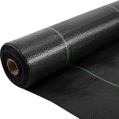Hebitod Toile anti-mauvaises herbes 100 g/m² - 100 x 5000 cm - Tissu de sol perméable à l'eau - Film anti-mauvaises herbes indéchirable et stabilisation UV - Pour jardin