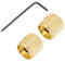 HAMPPLIES 1set Electric Guitar Potentiometer Caps Volume Tone Control Knobs Wrench for Amplifiers Bass Guitars Effects Dirt-resistant Design