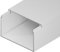 EDO Goulotte de Câble 100x60 mm Cache-Câble Blanc 2m - Goulotte PVC avec Couvercle à Clipser - Cache Câble Mural en Saillie - Goulotte Décorative TV, Bureau, Salon