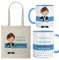 Kembilove Pack Primera Comunión Niño | Taza y Bolsa Personalizadas con Nombre y Fecha | Regalo Original para Invitados y Recuerdo de Comunión | Diseño Tierno y Exclusivo para Niños