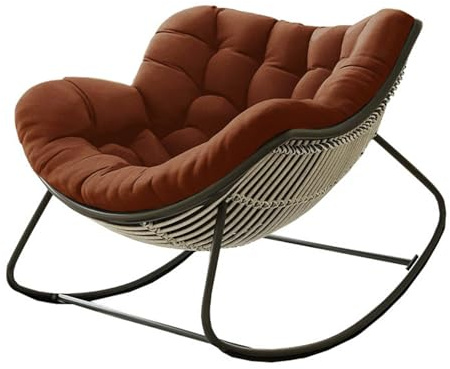 YSZBD Papasansessel Kissen Outdoor Kissen FüR Rattan Korbsessel Polster FüR Korbsessel Rund HäNgesessel Outdoor Kissen Waschbar(#11,120x100x10cm)