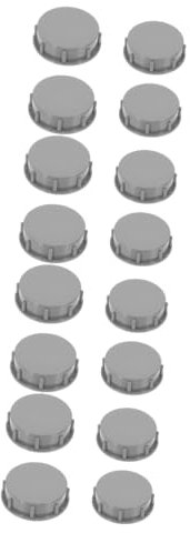 SHINEOFI 4 Ensembles Cache Tuyau De Drainage Couvercles De Protection pour Évacuation Et Bouchons De Vidange Bouchage Accessoires pour Évier Et Lavabo 4 Pièces * 4