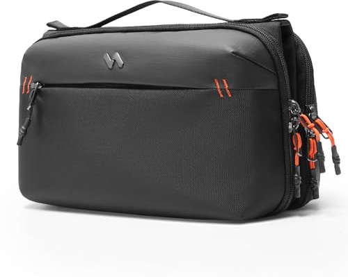 Inateck Multifunktionaler Kabeltasche Elektronik Organizer, Spritzwassergeschütztes Zubehörtasche für Kabel, Ladegeräte, Kopfhörer, für Reisen, Pendeln