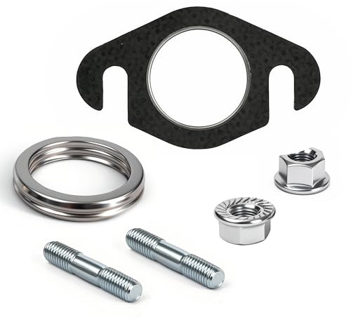 Kit de Joints et Goujons de Pot d'Échappement pour Scooter 50cc 2T – Joint et Goujon de Pot d'Échappement Universel, Compatible avec Aerox, Bw's, Booster, Nitro, Jog-R, Ovetto, Mach-G