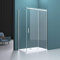 Mai & Mai Paroi de douche cabine de douche 90x120 avec porte de douche coulissante montage à gauche ou droite verre trempé transparent RAV18