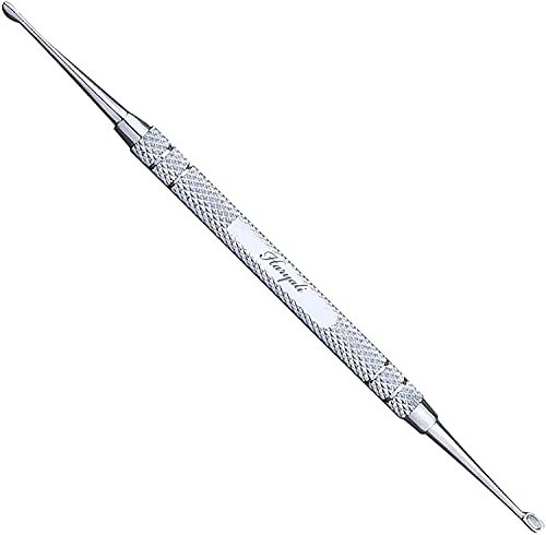 Haryali London Nail Cleaner Tool - Double-Sided Under Nail Cleaner Tool - Easy Grip Nail Cleaner - Graded Metallic Finish Nail Tool - Manicure & Pedicure Tools & Accessories