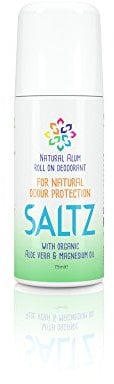 SALTZ - Kristall Alaun 100% Natürlicher, Bio Deo-Roll On - 75 ml