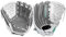 Easton Damen FUNDAMENTAL Softball-Handschuh, Geteiltes Korbgeflecht | Grau/Weiß/Mint, 12 | Infield/Pitcher