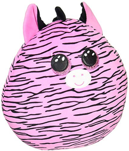 TY UK LTD 39194 Zoey Zebra Boos 14 Squish-A-Boo Beanie Baby Weiches Plüschtier, Mehrfarbig, 31 cm